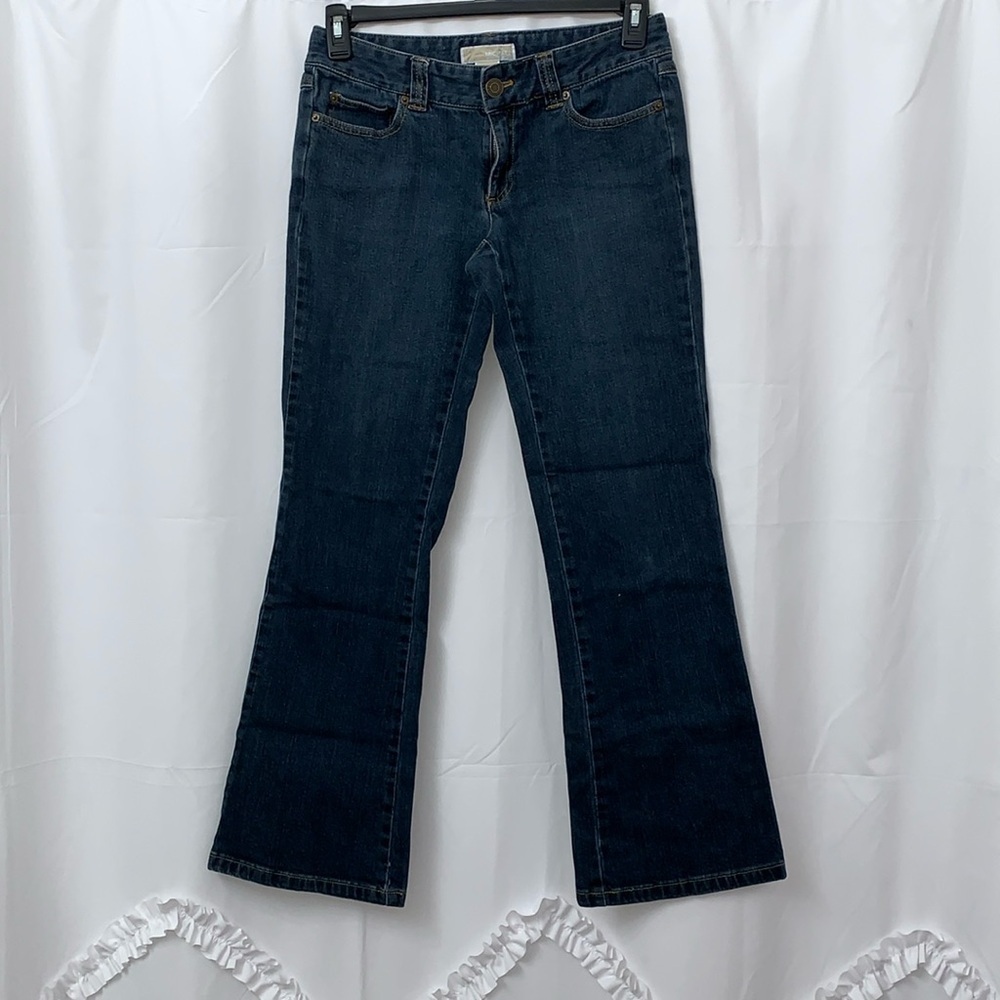 Michael Michael Kors Womens Dark Wash Bootcut Denim Jeans Size 6‎ Indigo Stretch